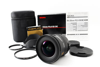 Sigma auto Nikon box SIGMA 10 20mm F 3.5 EX DC HSM AF Lens For Nikon F Mount BOX