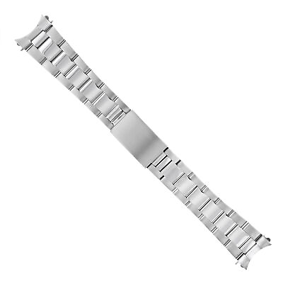 #ad 19MM OYSTER WATCH BAND SOLID FOR 78350 ROLEX DATE 34MM POLISH CENTER S STEEL