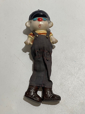 Vintage Hanging Clown Bank Trousers dangle legs 1950#x27;s coin penny bank Rare Boy
