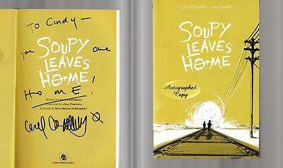 Soupy Leaves Home SIGNED Cecil Castellucci Paperback Graphic Novel Dark Horse