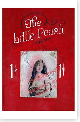 The Little Peach Penny Arcade Mutoscope Movie Marquee Poster