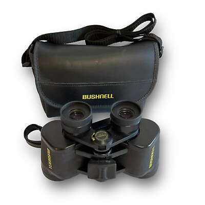 Bushnell 7x35 Powerview Wide Angle Binoculars amp; Soft Case