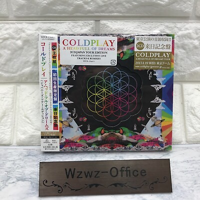 #ad JAPAN TOUR EDITION COLDPLAY A HEAD FULL OF DREAMS 2CD with Bonus Tracks
