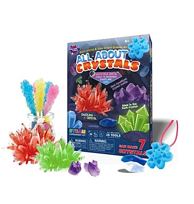 BIG BANG SCIENCE Kids Multicolor Crystal Growing Kit Birthday Christmas Gift