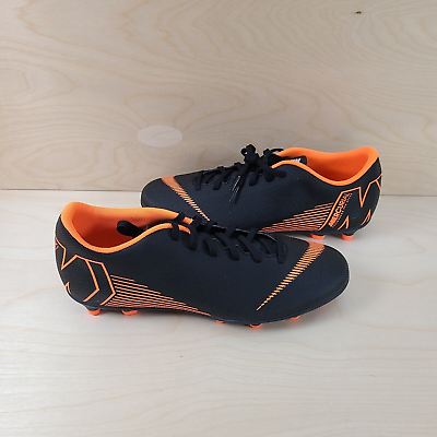 #ad Nike Vapor 12 Club Mens Size 11.5 Black Orange Soccer Cleats Futbol Outdoors