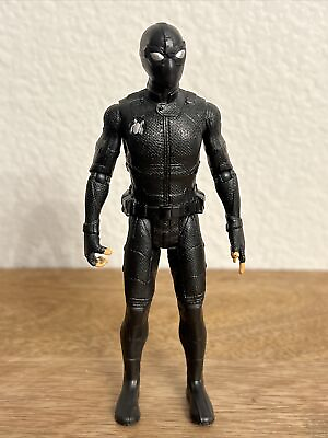 #ad SPIDER MAN FAR FROM HOME STEALTH SUIT NIGHT MONKEY 5.5”ACTION FIGURE PLASTIC TOY