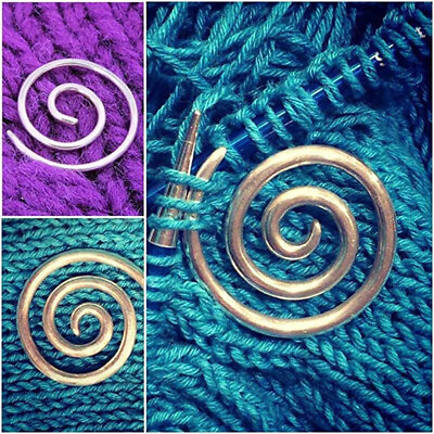 Spiral Cable Steel Needle Knitting Needle Stitch Holder Household Knit Needles