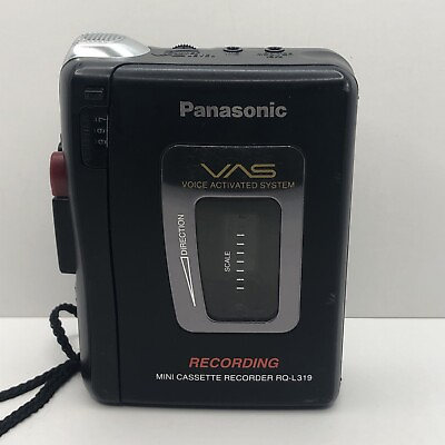 Panasonic RQ L319 Mini Cassette Tape Recorder Player Portable Parts Or Repair