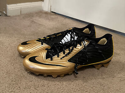 #ad Nike Mens Speed TD Low 668854 020 Gold Black Vapor Football Cleats Size 14