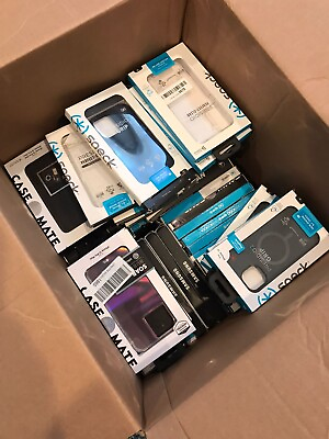 Lot of 50 Cell Cases Samsung Case Mate Speck Pelican for iPhone and Samsung