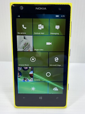 #ad #ad Nokia Lumia 1020 Yellow 32GB 41MP ATamp;T Smartphone Works CARRIER LOCKED READ