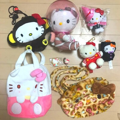 #ad Hello Kitty Bag Plush Mascot lot Sanrio Original Limited Vintage Rare Bulk