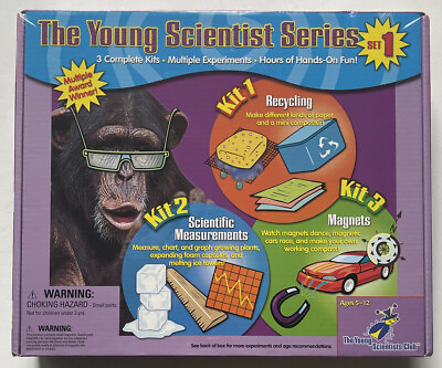The Young Scientist Series Science Kits 3 Complete Sets STEM Game