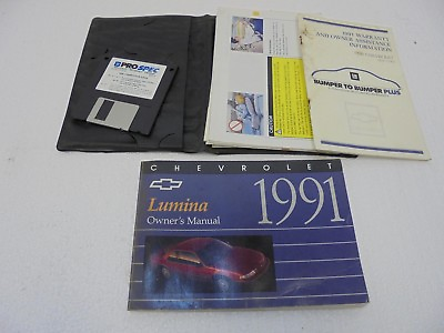 #ad 1991 Chevy Lumina Owners Manual Guide Booklet 91 GM