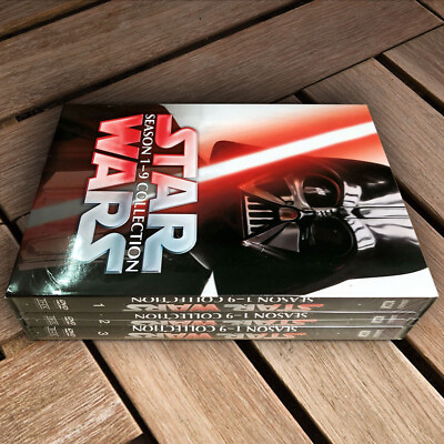 #ad Star Wars Season 1 9 15 Disc DVD Complete 9 Movie Collection Saga Brand New