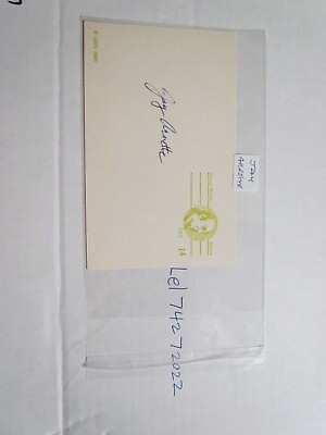 #ad Jay Arnette signed Post Card