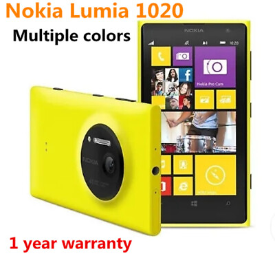 Nokia Lumia 1020 32GB 41MP Dual Core 4G Unlocked Windows Smartphone New Sealed