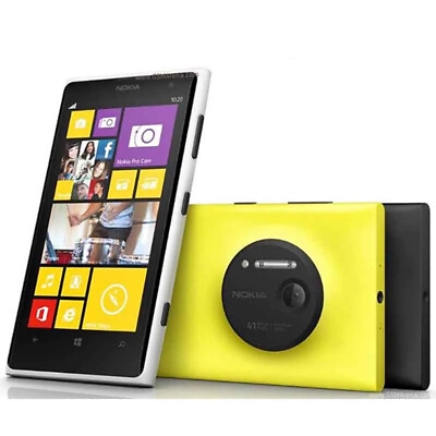 Original Nokia Lumia 1020 4G Wifi NFC 32GB 41MP Dual Core Unlocked Smart Phone