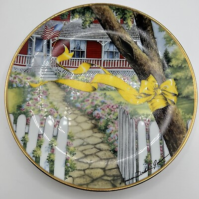 #ad Limited edition collectors plate. “ Home Coming” 1991 by Maureen Drdak Jenson
