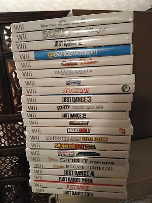 #ad Wii Games with Manuals Most are Mint Some are Sealed