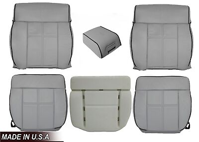 For 2006 2007 2008 Lincoln Mark LT New Front Bottom Top Vinyl Seat Cover in Gray