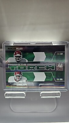 #ad 2009 Donruss Elite Marcus Allen Jamaal Charles Passing The Torch 499