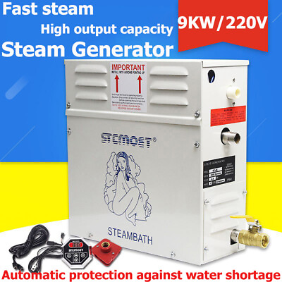 #ad Steam Shower Generator Kit 9KW for Bath Sauna SPAFor Home Commercial Use 220V