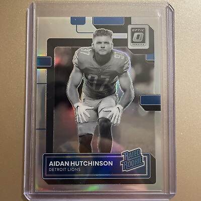 #ad 2022 DONRUSS OPTIC AIDAN HUTCHINSON RATED ROOKIE SILVER RC VARIATION SSP