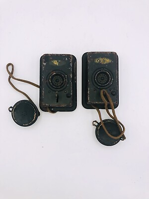 Original Antique phone intercom Sold AS IS amp; Untested Pair lot of 2