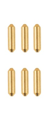 #ad Takedown Pivot Pin Detents 6 Pieces Brass
