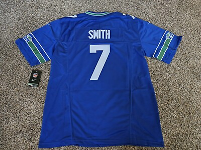 #ad Geno Smith #7 Seattle Seahawks 2023 F.U.S.E. RETRO Limited Throwback Small