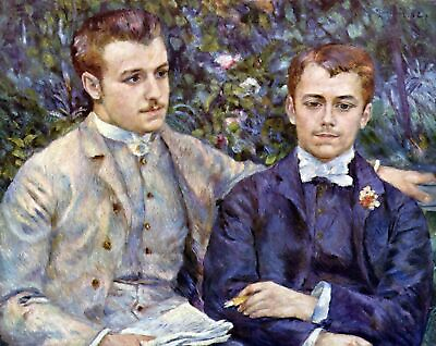 #ad Portrait of Charles and George by Pierre Auguste art painting print