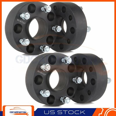 #ad 4 2quot; Hubcentric Wheel Spacers 5x5 Fits Jeep Wrangler JK Jeep Grand Cherokee