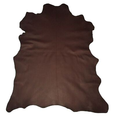 Thin Dark Chocolate Goatskin Leather Hide Buckskin Garments Linings Seconds