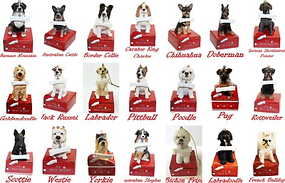 #ad 🐕 21 Breeds To Choose From My Best Buddy Dog w Bone Figurine Ornament NEW 🐕