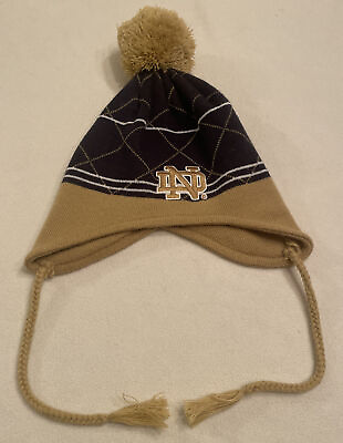 #ad Notre Dame Fighting Irish Hockey NCAA Knit Cap Hat Beanie Captivating Headgear