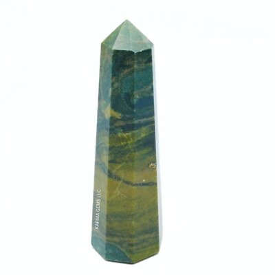 #ad 1 PC Kambaba Jasper Stone 8 Corner Crystal Obelisk Crystal Point