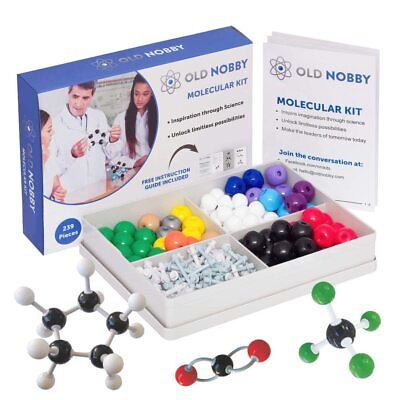 #ad Organic Chemistry Model Kit 239 pc Molecular Models Kit with Atoms Bonds...