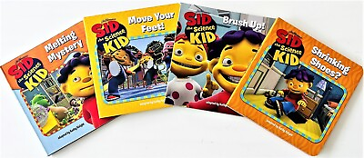 #ad NEW Lot 4 Sid Science Kid Jim Henson Melting Mystery Shrinking Board Books