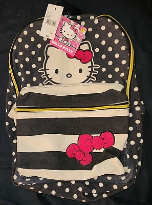 #ad Hello Kitty Backpack By Sanrio SUPER RARE design