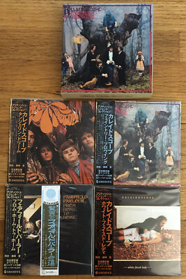 Kaleidoscope UK Fairfield Parlour JAPAN Mini LP CD x 4 titles PROMO BOX Set