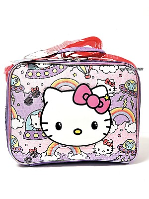 #ad Sanrio Hello Kitty Fantasy Lunchbag Insulated Lunch Snack Tote Bag Lunchbox New