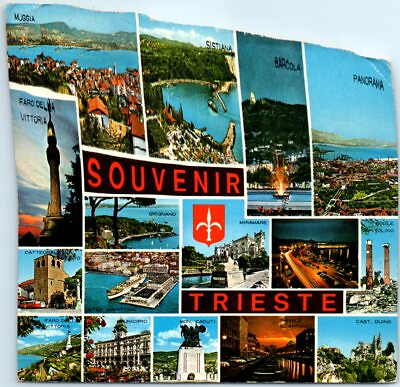 #ad Postcard Souvenir from Trieste Italy