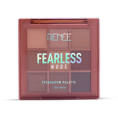 #ad Renee Cosmetics Fearless Eyeshadow Palette Nude 12 gm