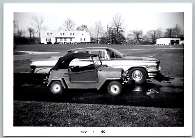 #ad 1960 King Midget Automobile Car Athens Ohio Original Antique Photograph