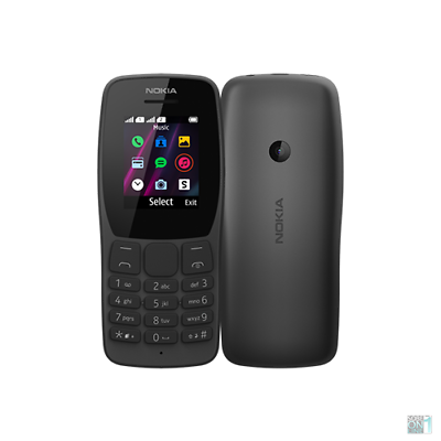 Nokia 110 32GB 2G Factory Unlocked Black Dual Sim Mobile Phone TA 1319 Brand New