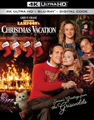 National Lampoon#x27;s Christmas Vacation New 4K UHD Blu ray With Blu Ray 4K Ma