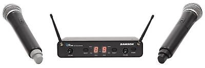 #ad Samson Concert 288 Handheld Dual Channel Wireless Microphone System w 2 Mics