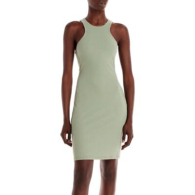 #ad Aqua Womens Knit Short Sleeveless Bodycon Dress BHFO 7266