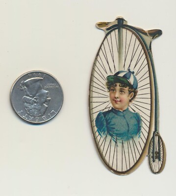 #ad #ad 1889 N228 Kinney Brothers Novelties Type 3 50 Styles Woman amp; High Wheel Bicycle